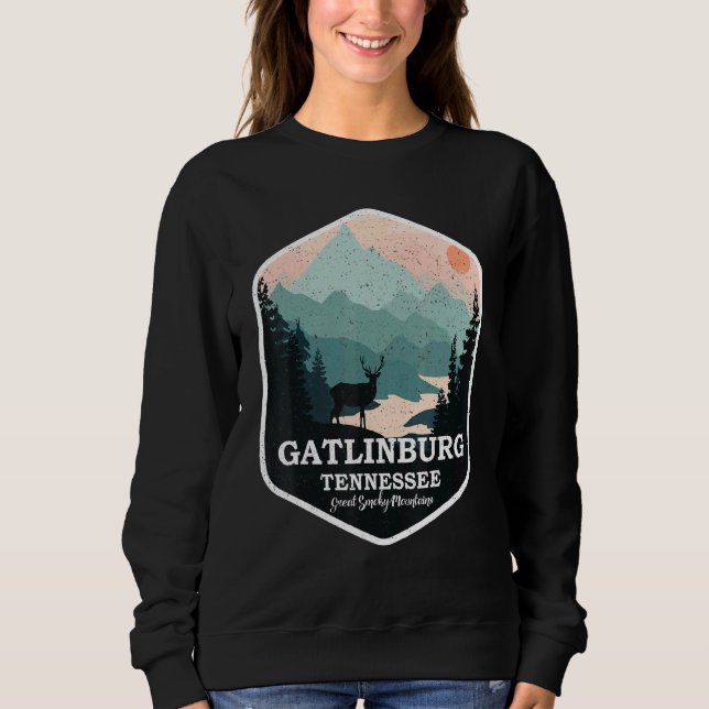 Gatlinburg Tennessee Great Smoky Mountains Hiking  Sweatshirt (Front)