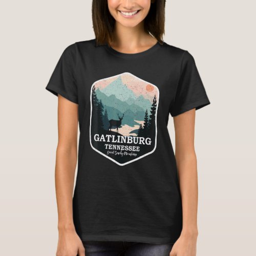 Gatlinburg Tennessee Great Smoky Mountains Hiking  T_Shirt