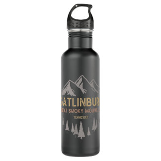 Gatlinburg Tennessee Great Smoky Mountains Souven Stainless Steel Water Bottle