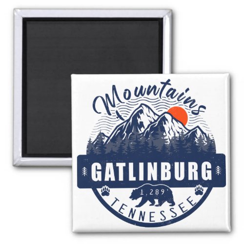 Gatlinburg Tennessee Mountains Souvenirs Magnet