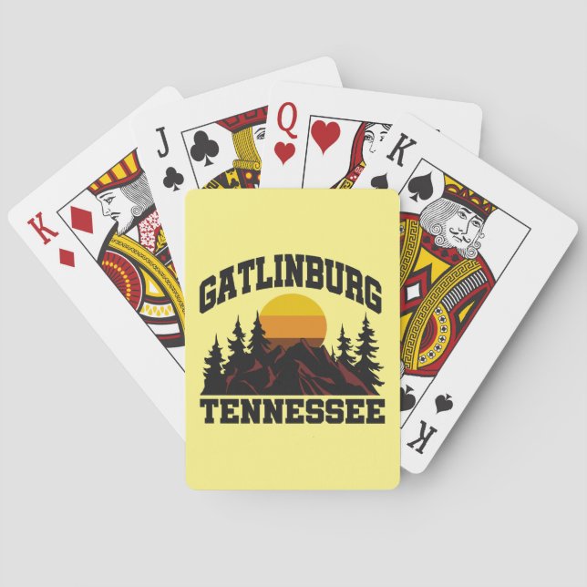 Gatlinburg,Tennessee Poker Cards (Back)
