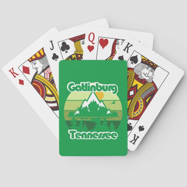 Gatlinburg Tennessee Poker Cards (Back)