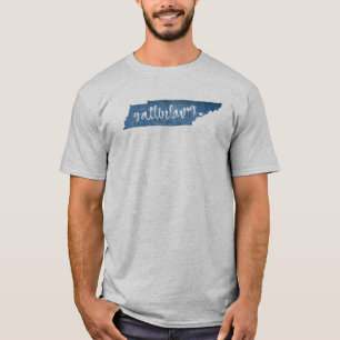 Gatlinburg Tennessee Wood Grain T-Shirt