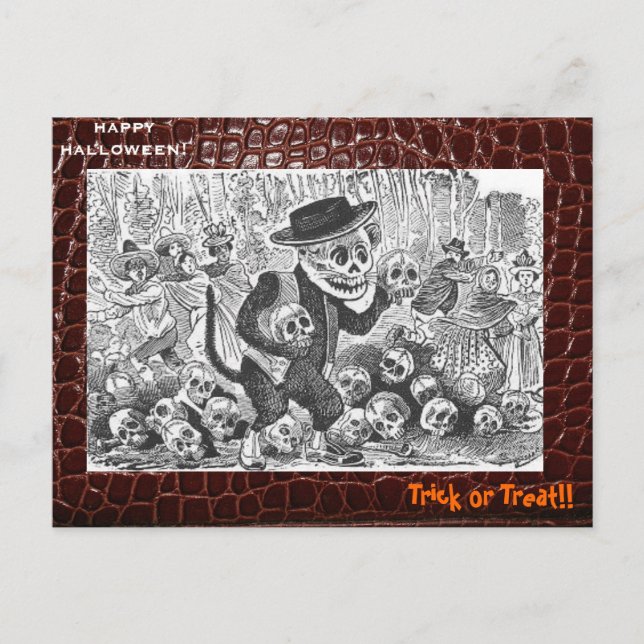 "Gato" by Jose Guadelupe Posado Postcard (Front)