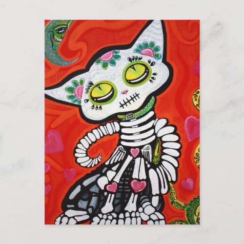 Gato De Los Muertos Postcard