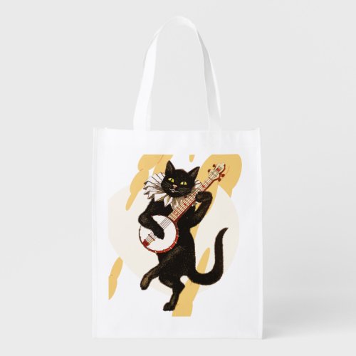 Gato negro grocery bag