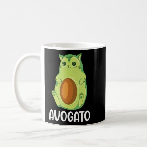 Gato Vegano Avogato Aguacate  Coffee Mug