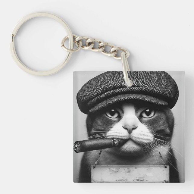 Gatollavero Keychain (Front)