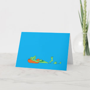 Gator a' Drift Greeting Card