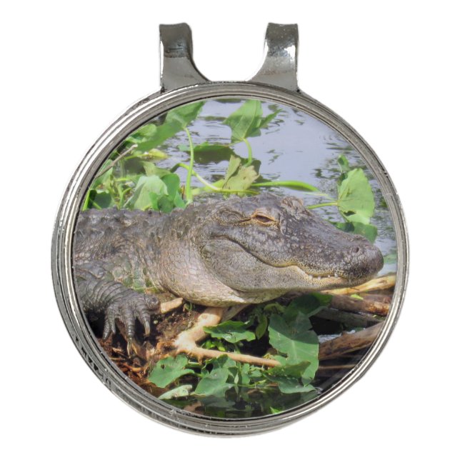 Gator - Alligator Ball Marker - Hat Clip (Front)