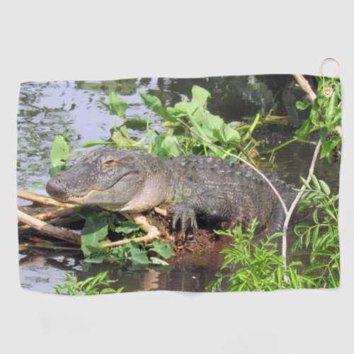 Gator _ Alligator _ Golf Towel