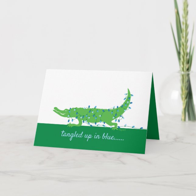 Gator Blues Greeting Card (Front)