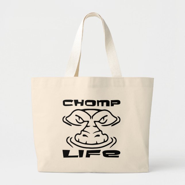 Gator Chomp Life Large Tote Bag (Front)
