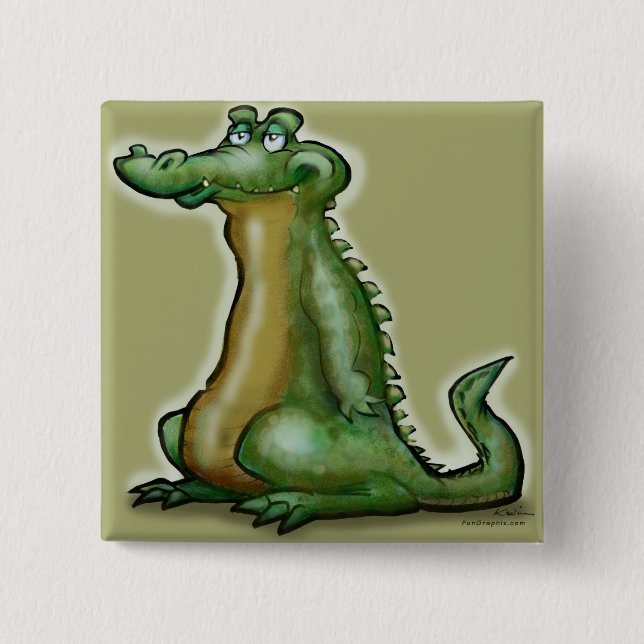 Gator Dude Button (Front)