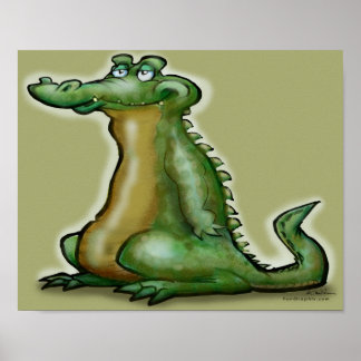 Gator Dude Poster