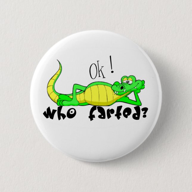 Gator Gas.:-) Button (Front)