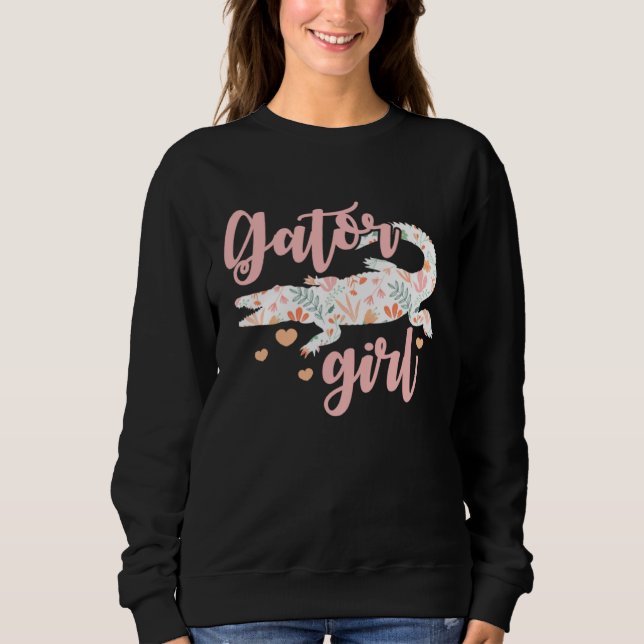Gator Girl Alligator Sweatshirt (Front)
