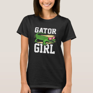Gator Girl for Men Women Crocodile   T-Shirt