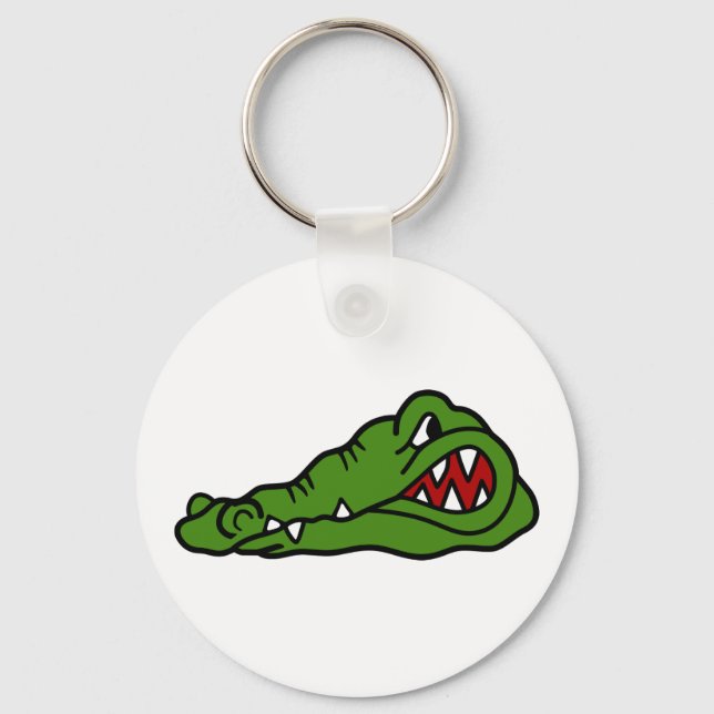 Gator Head Keychain (Front)