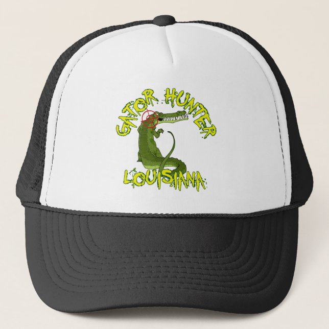 Gator Hunter Louisiana Trucker Hat (Front)