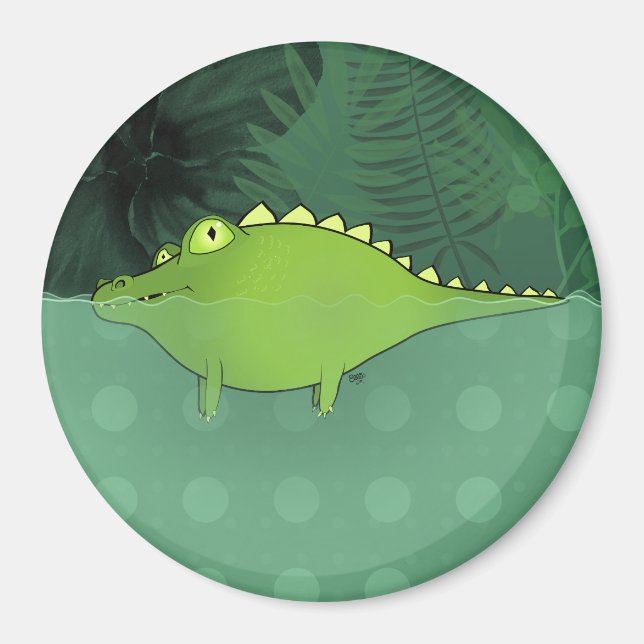 Gator in the Swamp Magnet (Front)