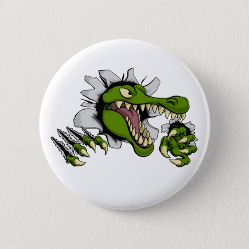 Gator Krewe Mardi Gras Button