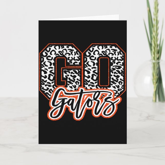 Gator Name Team Go Back To School Heart For Men Wo Card (Front)