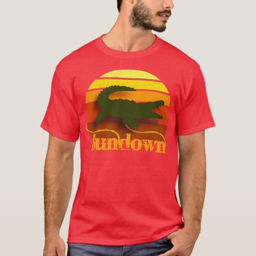 Gator Sundown Vintage Sunset 1 T_Shirt