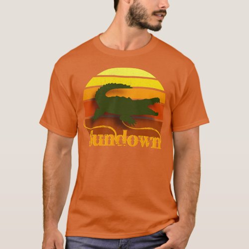 Gator Sundown Vintage Sunset T_Shirt