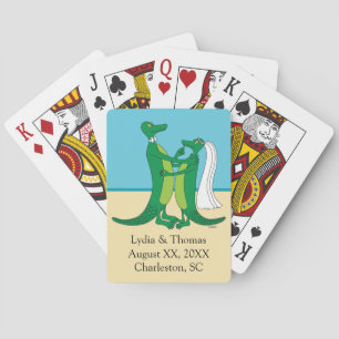 Gator Wedding Favor Classic Playing Cards