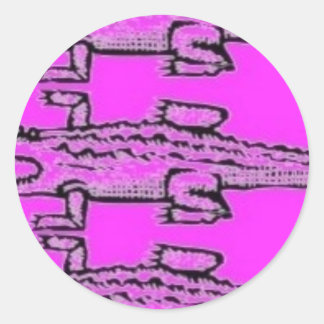 gatoraide classic round sticker