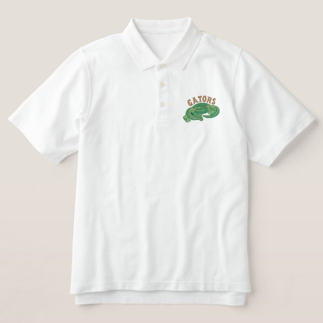 Gators Embroidered Polo Shirt (Design Front)