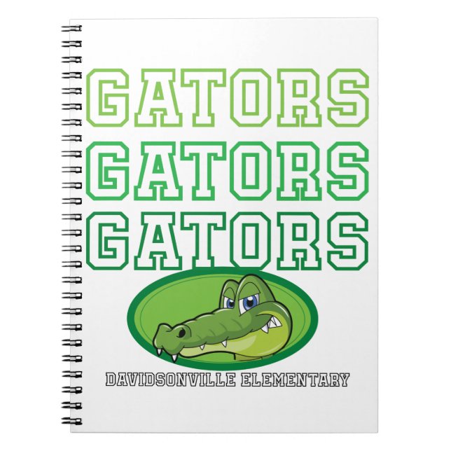 Gators Gators Notebook (Front)