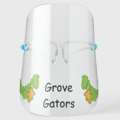 Gators School Custom Face Shield (Front)