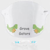 Gators School Custom Face Shield (Front w/Glasses)