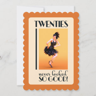 Gatsby 20th Birthday Party  Invitation