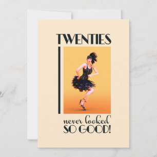 Gatsby 20th Birthday Party Invitation