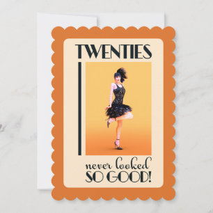 Gatsby 20th Birthday Party  Invitation