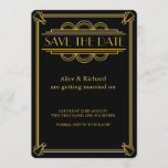 GATSBY ART DECO wedding SAVE THE DATE Invitation<br><div class="desc">GATSBY ART DECO wedding SAVE THE DATE invite</div>