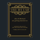 GATSBY ART DECO wedding SAVE THE DATE Invitation<br><div class="desc">GATSBY ART DECO wedding SAVE THE DATE invite</div>