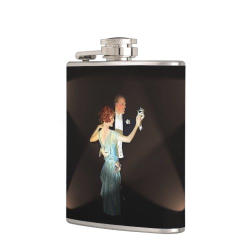 Gatsby Couple Flask