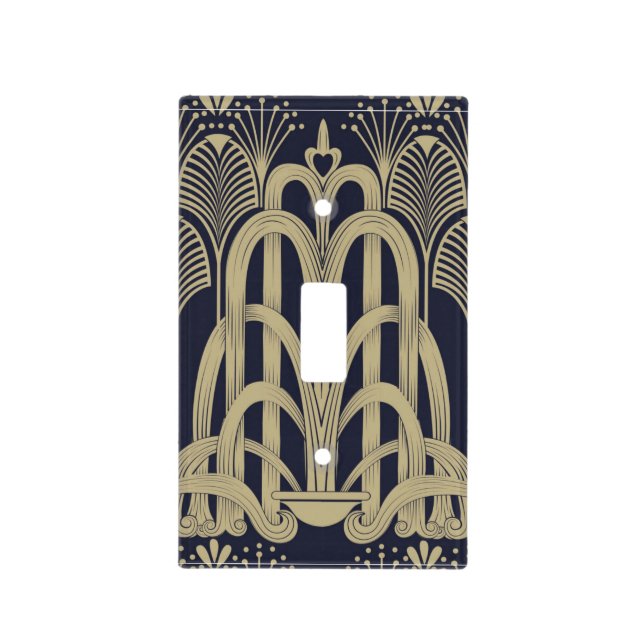 Gatsby Deco Light Switch Cover (Front)