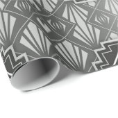 Gatsby Flapper Art Deco Wrapping Paper (Roll Corner)