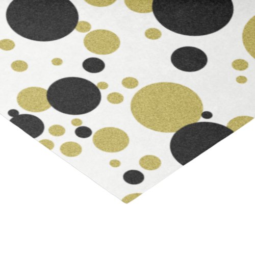 Gatsby Gold Wedding Sparkle Polka Dot Party Tissue Paper