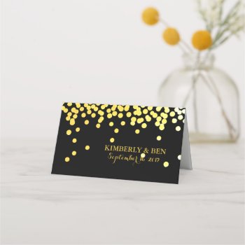Gatsby Gold Wedding Suite Thank You Party Escort Place Card by Ohhhhilovethat at Zazzle