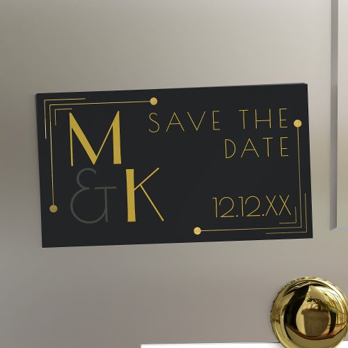 Gatsby Wedding Save The Date 25 Magnetic Cards