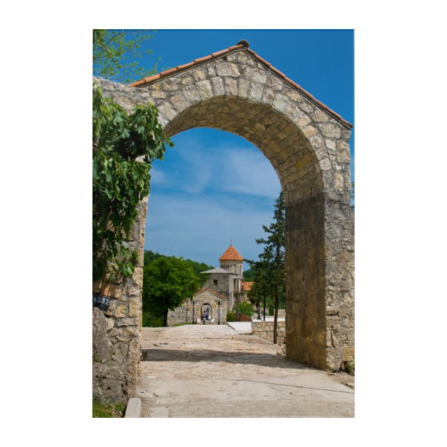 Gatway To Motsameta Monastery Acrylic Print (Front)