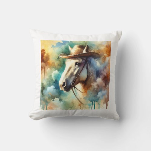Gaucho 150624AREF117 _ Watercolor Throw Pillow