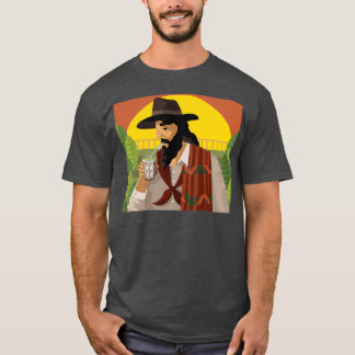gaucho drinking yerba mate green hot tea  T-Shirt