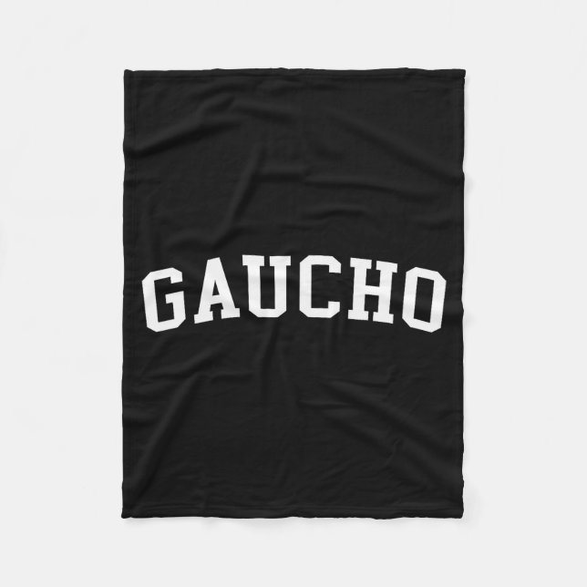 Gaucho  fleece blanket (Front)